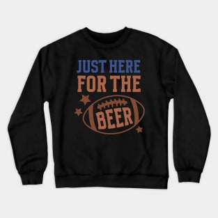 Football and Beer Funny Tee Shirt Crewneck Sweatshirt